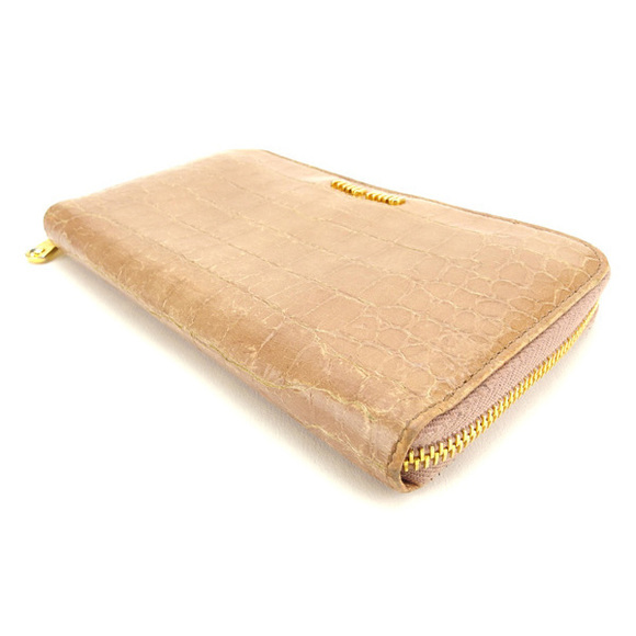 Miu Miu long wallet crocodile beige pink - Picture 4 of 7